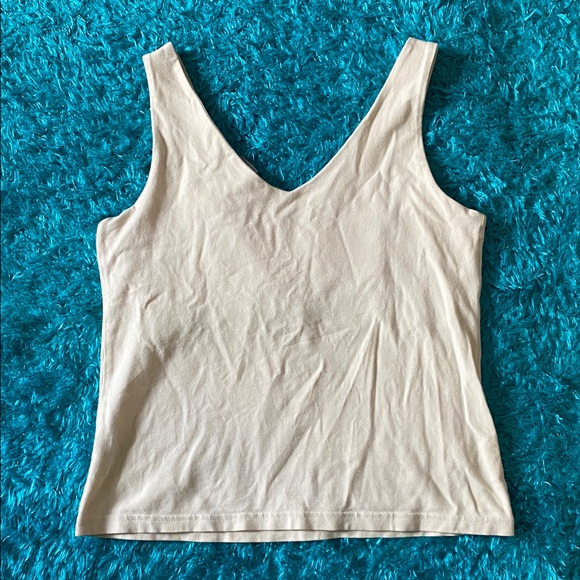 White Stag Cream V-Neck Tank Top - Picture 8 of 17
